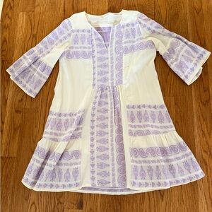 Greek style Printed Cotton Dress